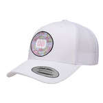 Orchids Trucker Hat - White (Personalized)