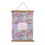 Orchids Wall Hanging Tapestry - Tall (Personalized)