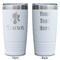 Orchids White Polar Camel Tumbler - 20oz - Double Sided - Approval