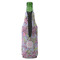 Orchids Zipper Bottle Cooler - BACK (bottle)