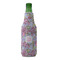 Orchids Zipper Bottle Cooler - FRONT (bottle)