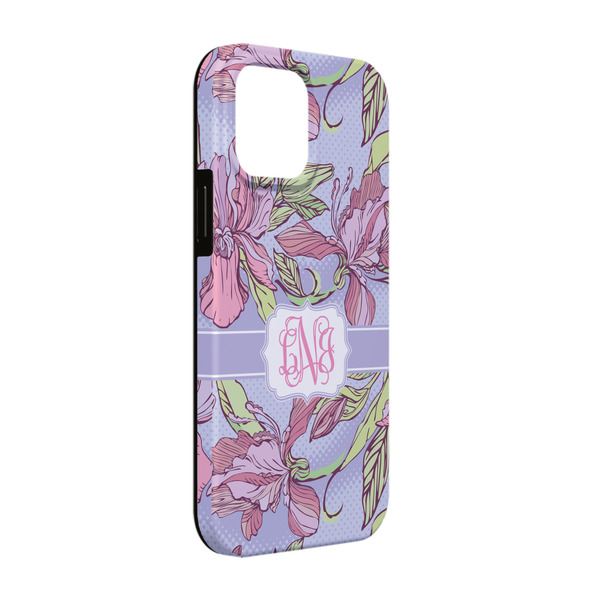 Custom Orchids iPhone Case - Rubber Lined - iPhone 13 (Personalized)