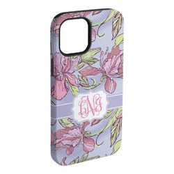 Orchids iPhone Case - Rubber Lined - iPhone 15 Pro Max (Personalized)