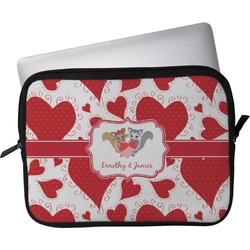 Cute Squirrel Couple Laptop Sleeve / Case - 15" (Personalized)