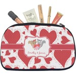 Cute Squirrel Couple Makeup / Cosmetic Bag - Medium (Personalized)