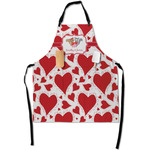 Cute Squirrel Couple Apron With Pockets w/ Couple's Names