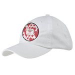 Cute Squirrel Couple Baseball Cap - White (Personalized)