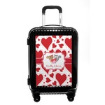 Cute Squirrel Couple Carry On Hard Shell Suitcase (Personalized)