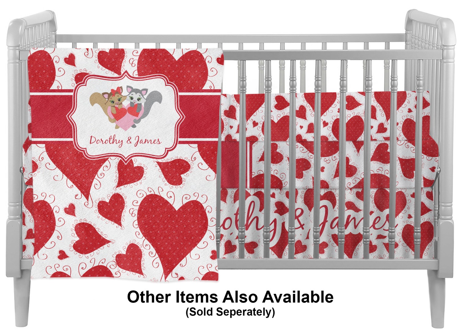 raccoon crib bedding