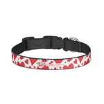 Cute Squirrel Couple Dog Collar - Small (Personalized)