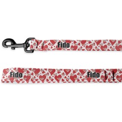 Cute Squirrel Couple Dog Leash - 6 ft (Personalized)