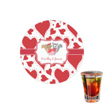 Cute Squirrel Couple Printed Drink Topper - 1.5" (Personalized)