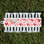 Cute Raccoon Couple Golf Tees & Ball Markers Set (Personalized)