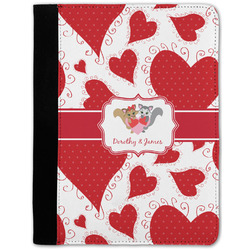 Cute Squirrel Couple Notebook Padfolio w/ Couple's Names