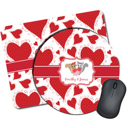 Cute Squirrel Couple Mouse Pad (Personalized)