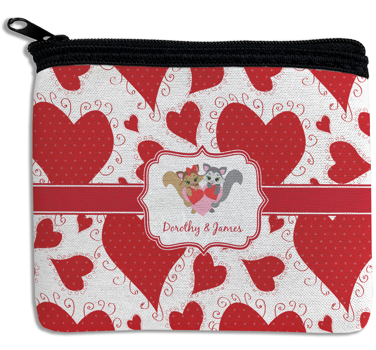 Personalized Heart Coin Purse