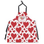 Cute Squirrel Couple Apron Without Pockets w/ Couple's Names