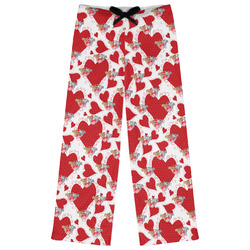 Cute Squirrel Couple Womens Pajama Pants