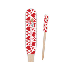 Cute Squirrel Couple Paddle Wooden Food Picks - Double Sided (Personalized)