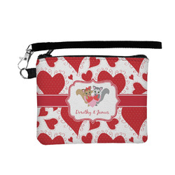 Cute Squirrel Couple Wristlet ID Case w/ Couple's Names