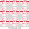 Hearts & Bunnies 2" Multipurpose Round Labels - Sheet