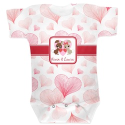 Hearts & Bunnies Baby Bodysuit 6-12 (Personalized)