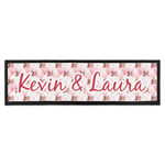 Hearts & Bunnies Bar Mat - Large (Personalized)