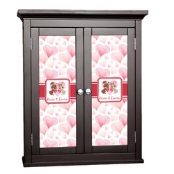 Hearts & Bunnies Cabinet Decal - Medium (Personalized)