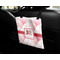 Hearts & Bunnies Car Bag - In Use