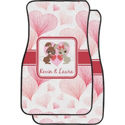 Hearts & Bunnies Car Floor Mats (Personalized)