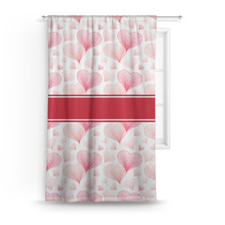 Hearts & Bunnies Curtain Panel - Custom Size