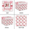 Hearts & Bunnies Gift Boxes with Lid - Canvas Wrapped - Small - Approval