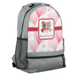 Hearts & Bunnies Backpack - Grey (Personalized)