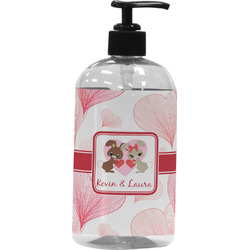 Hearts & Bunnies Plastic Soap / Lotion Dispenser (Personalized)