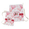 Hearts & Bunnies Laundry Bag - Both Bags