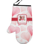 Hearts & Bunnies Left Oven Mitt (Personalized)