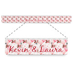 Hearts & Bunnies Plastic Ruler - 12" (Personalized)