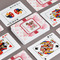 Hearts & Bunnies Playing Cards - Front & Back View