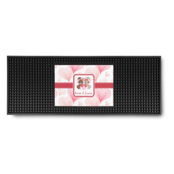 Hearts & Bunnies Rubber Bar Mat (Personalized)