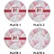 Hearts & Bunnies Set of Appetizer / Dessert Plates (Approval)