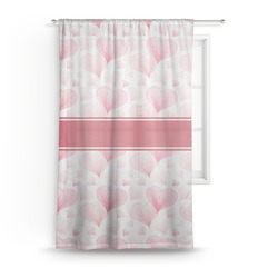 Hearts & Bunnies Sheer Curtain - 50"x84"