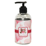 Hearts & Bunnies Plastic Soap / Lotion Dispenser (8 oz - Small - Black) (Personalized)