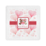 Hearts & Bunnies Cocktail Napkins (Personalized)