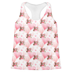 Hearts & Bunnies Womens Racerback Tank Top - Large