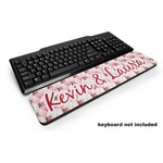 Hearts & Bunnies Keyboard Wrist Rest (Personalized)