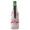 Hearts & Bunnies Zipper Bottle Cooler - BACK (bottle)