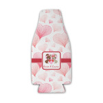 Hearts & Bunnies Zipper Bottle Cooler (Personalized)