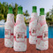 Hearts & Bunnies Zipper Bottle Cooler - Set of 4 - LIFESTYLE