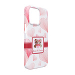 Hearts & Bunnies iPhone Case - Plastic - iPhone 13 Pro (Personalized)