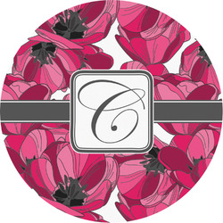 Tulips Multipurpose Round Labels - Custom Sized (Personalized)